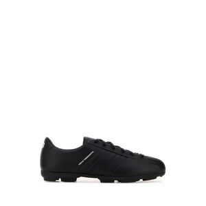 Y3 Yamamoto Unisex Black Leather Y-3 Field Sneakers